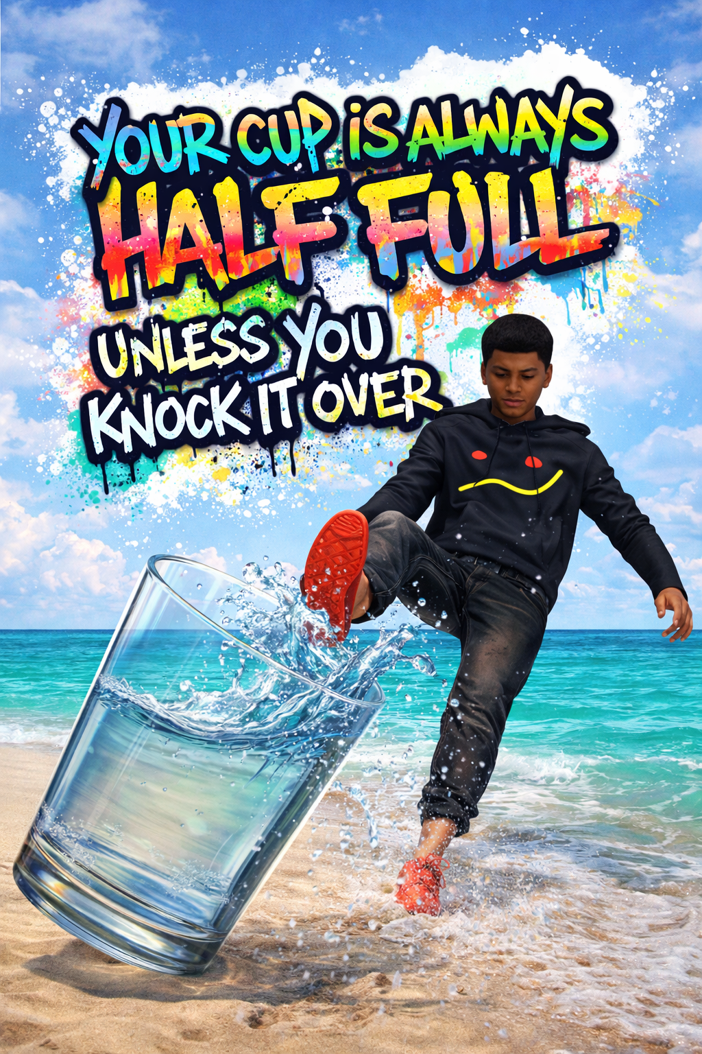 Your Cup Is Always Half Full Unless You Knock It over